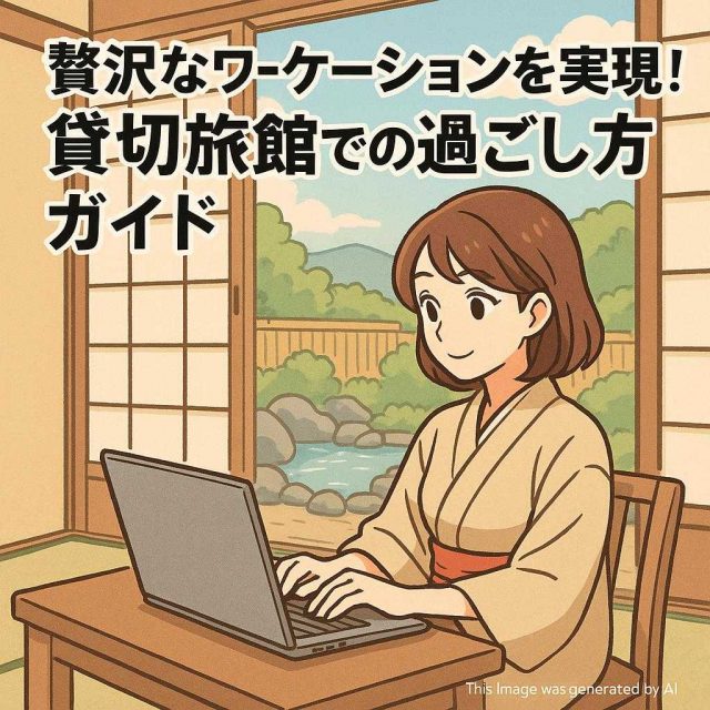 贅沢なワーケーションを実現！貸切旅館での過ごし方ガイド