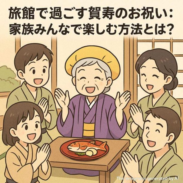 旅館で過ごす賀寿のお祝い：家族みんなで楽しむ方法とは？