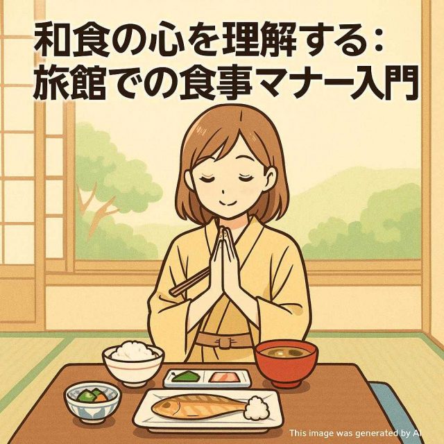 和食の心を理解する：旅館での食事マナー入門