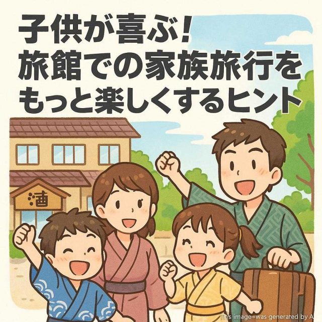 子供が喜ぶ！旅館での家族旅行をもっと楽しくするヒント