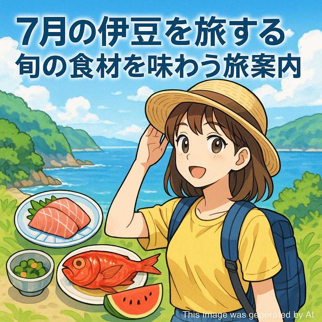 7月の伊豆を旅する：旬の食材を味わう旅案内