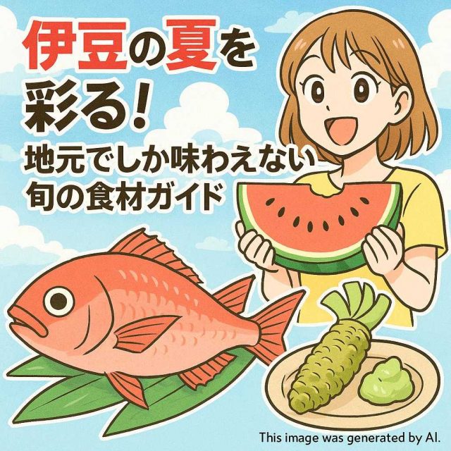 伊豆の夏を彩る！地元でしか味わえない旬の食材ガイド