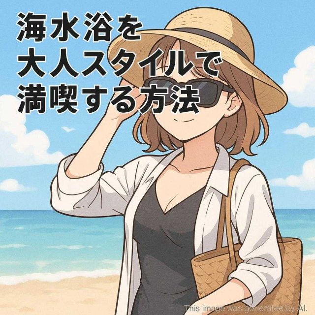 海水浴を大人スタイルで満喫する方法