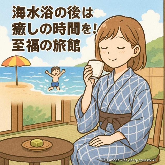 海水浴の後は癒しの時間を！至福の旅館体験