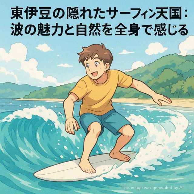 東伊豆の隠れたサーフィン天国：波の魅力と自然を全身で感じる旅
