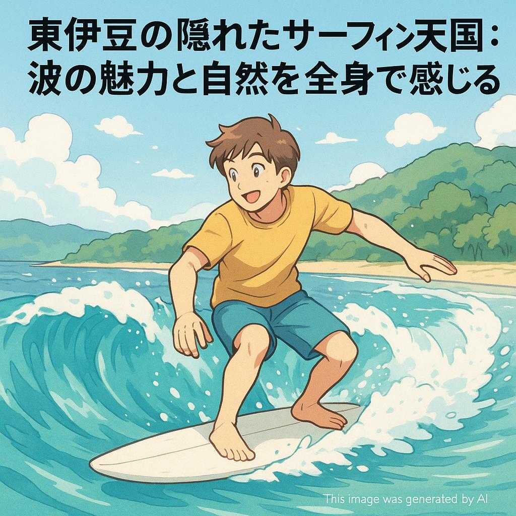東伊豆の隠れたサーフィン天国：波の魅力と自然を全身で感じる旅