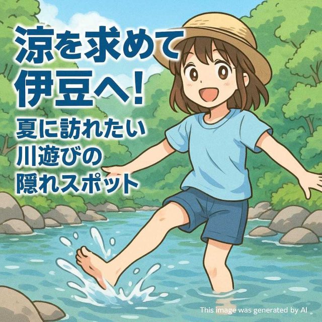 涼を求めて伊豆へ！夏に訪れたい川遊びの隠れスポット