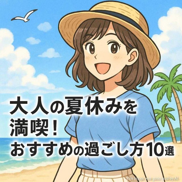 大人の夏休みを満喫！おすすめの過ごし方10選