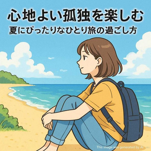 心地よい孤独を楽しむ: 夏にぴったりなひとり旅の過ごし方