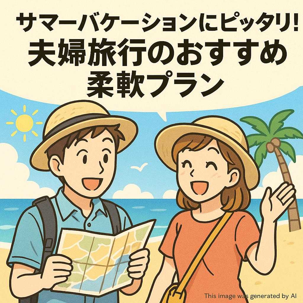 サマーバケーションにピッタリ！夫婦旅行のおすすめ柔軟プラン