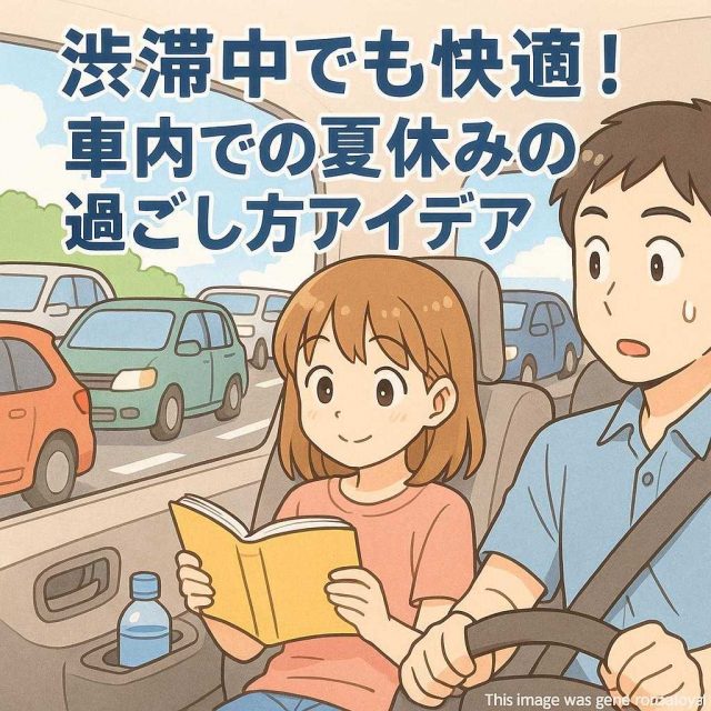 渋滞中でも快適！車内での夏休みの過ごし方アイデア