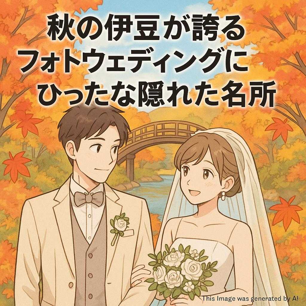 秋の伊豆が誇るフォトウェディングにぴったりな隠れた名所