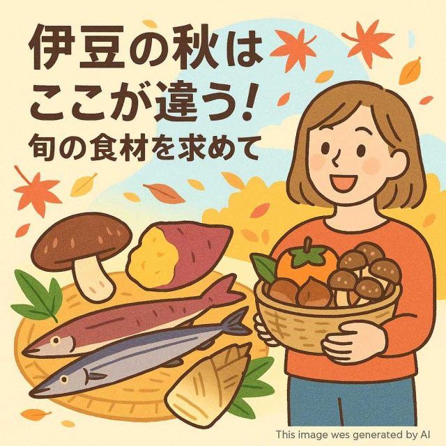 伊豆の秋はここが違う！旬の食材を求めて
