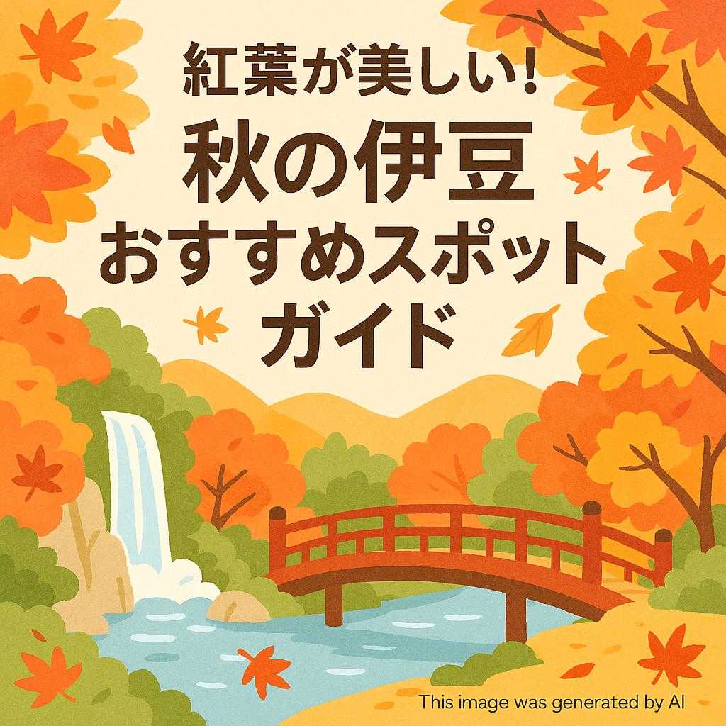 紅葉が美しい！秋の伊豆おすすめスポットガイド