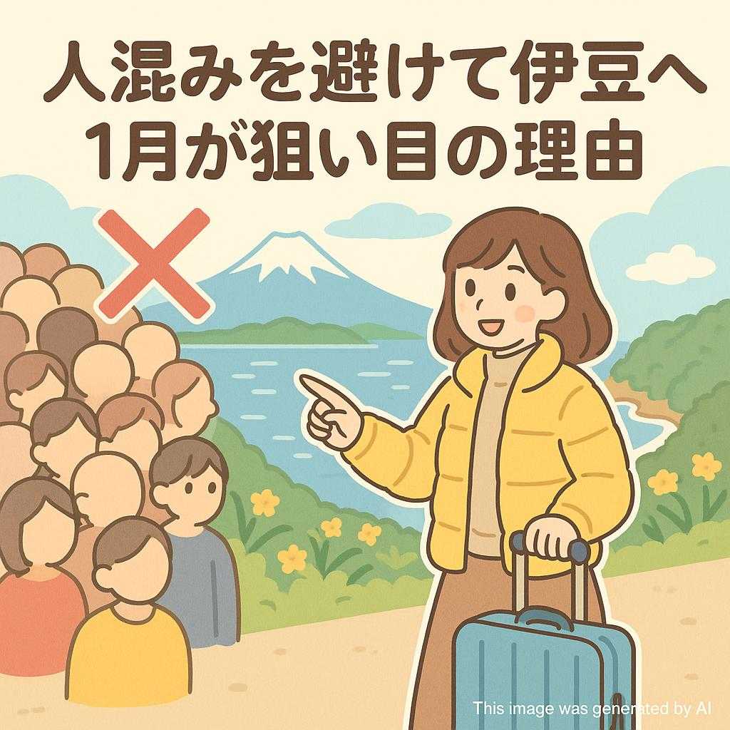 人混みを避けて伊豆へ！1月が狙い目の理由