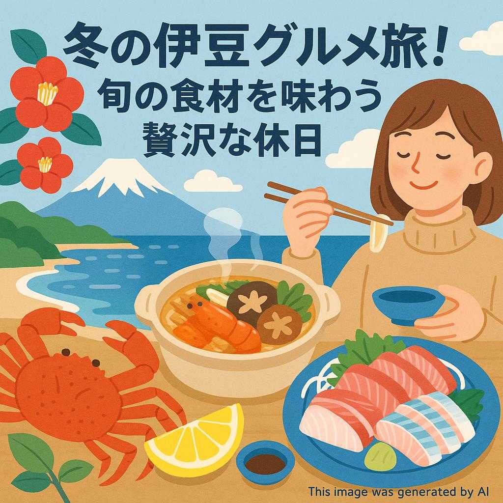 冬の伊豆グルメ旅！旬の食材を味わう贅沢な休日