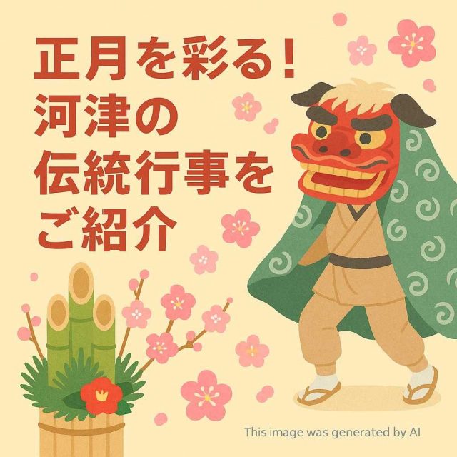 正月を彩る！河津の伝統行事をご紹介