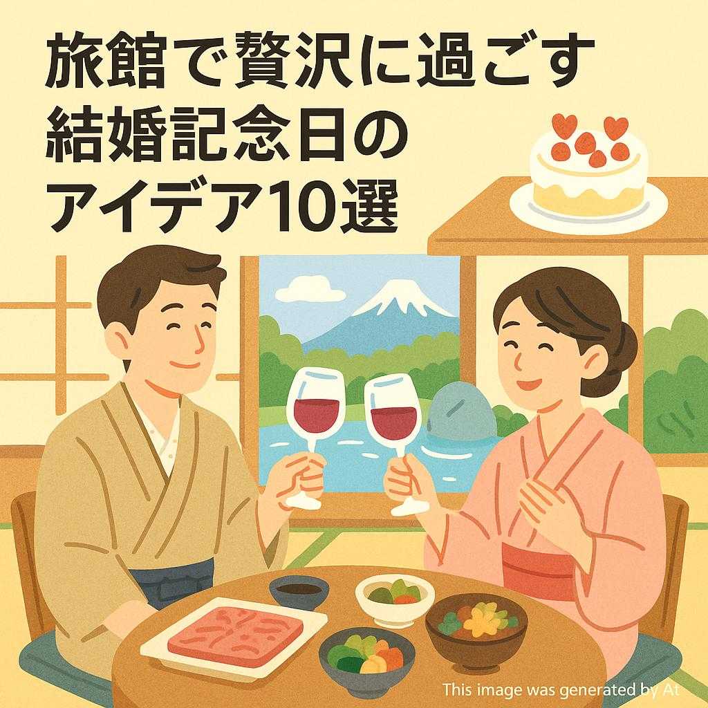 旅館で贅沢に過ごす結婚記念日のアイデア10選