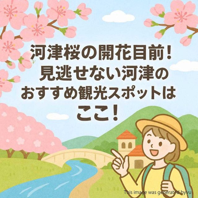 河津桜の開花目前！見逃せない河津のおすすめ観光スポットはここ！