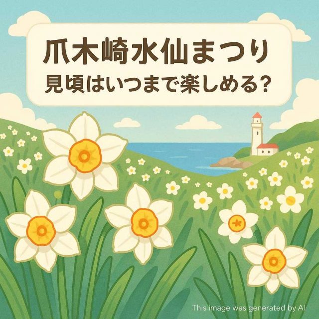 爪木崎水仙まつり：見頃はいつまで楽しめる？