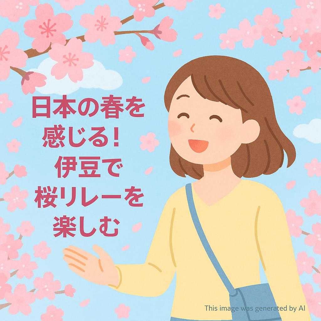 日本の春を感じる！伊豆で桜リレーを楽しむ