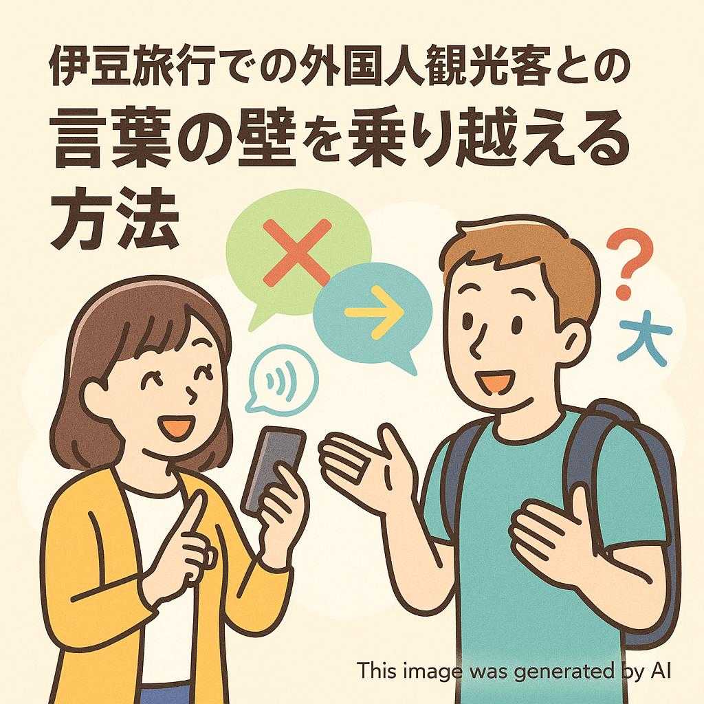 伊豆旅行での外国人観光客との言葉の壁を乗り越える方法