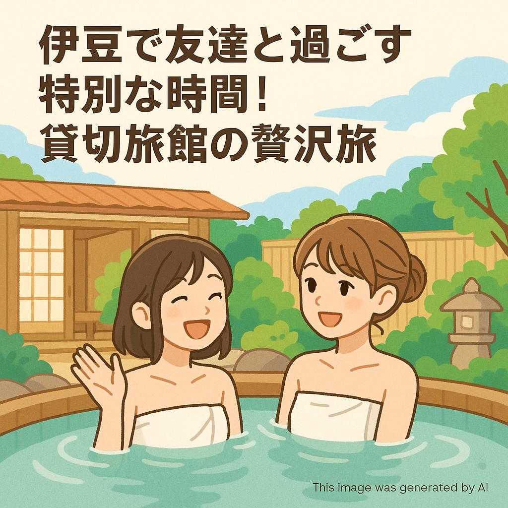 伊豆で友達と過ごす特別な時間!貸切旅館の贅沢旅