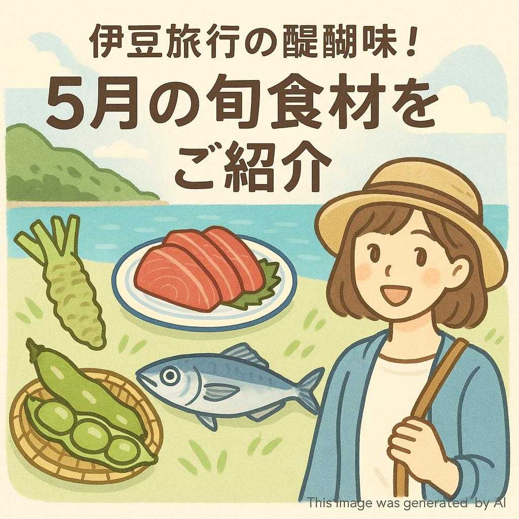 伊豆旅行の醍醐味！5月の旬食材をご紹介