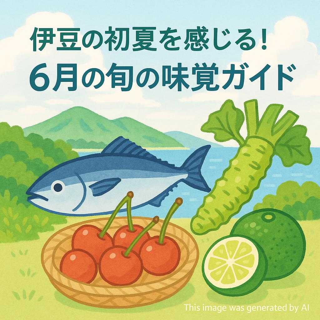 伊豆の初夏を感じる!6月の旬の味覚ガイド