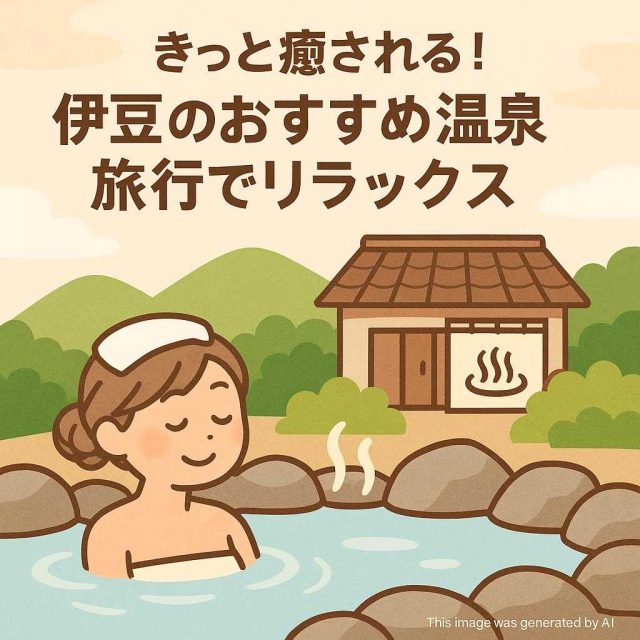 きっと癒される！伊豆のおすすめ温泉旅行でリラックス