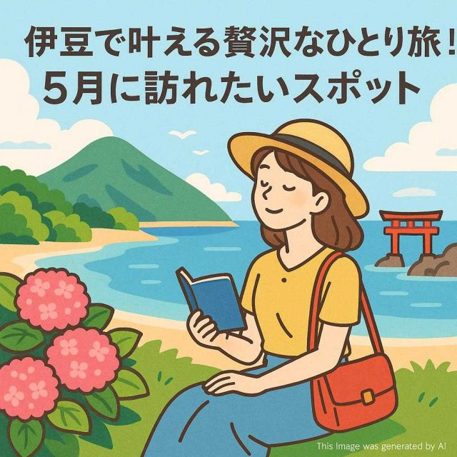 伊豆で叶える贅沢なひとり旅！5月に訪れたいスポット