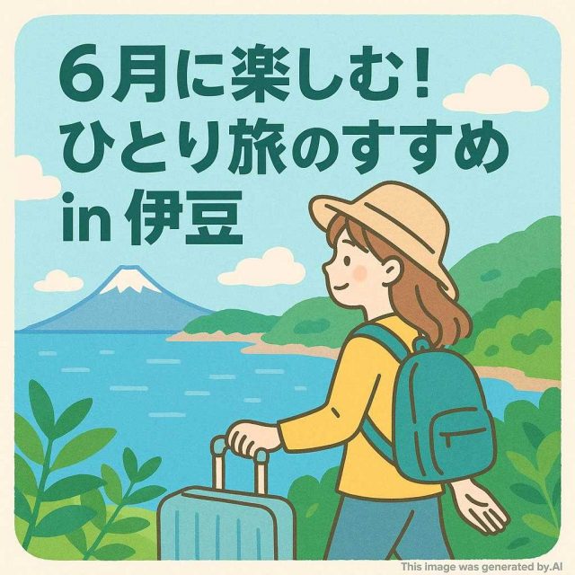 6月に楽しむ！ひとり旅のすすめ in 伊豆