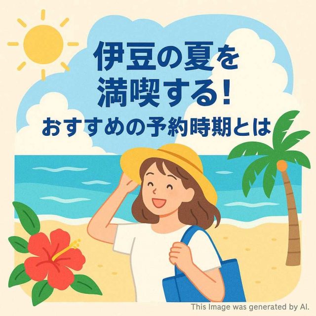 伊豆の夏を満喫する！おすすめの予約時期とは
