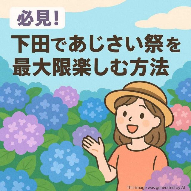 必見！下田であじさい祭を最大限楽しむ方法