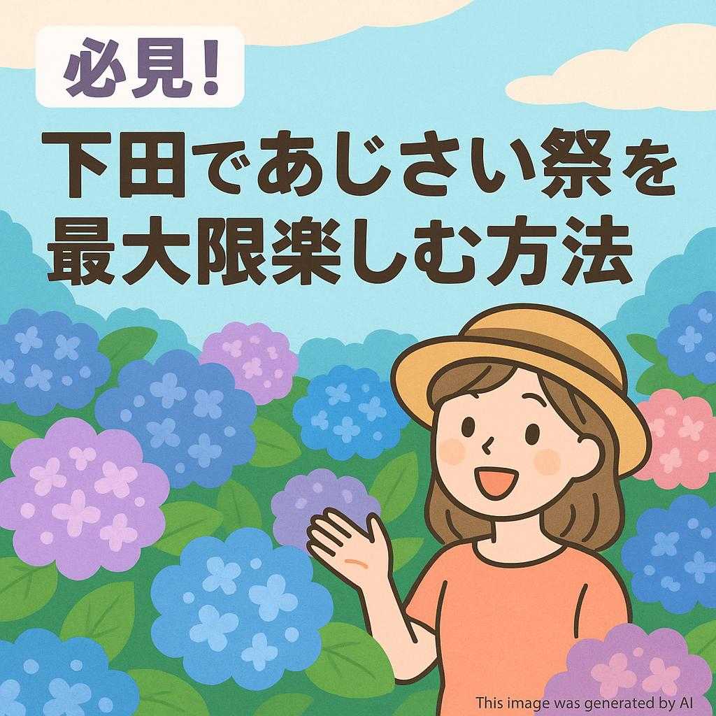 必見！下田であじさい祭を最大限楽しむ方法