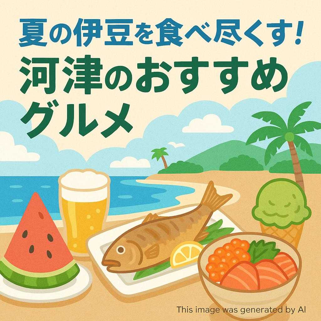 夏の伊豆を食べ尽くす！河津のおすすめグルメ