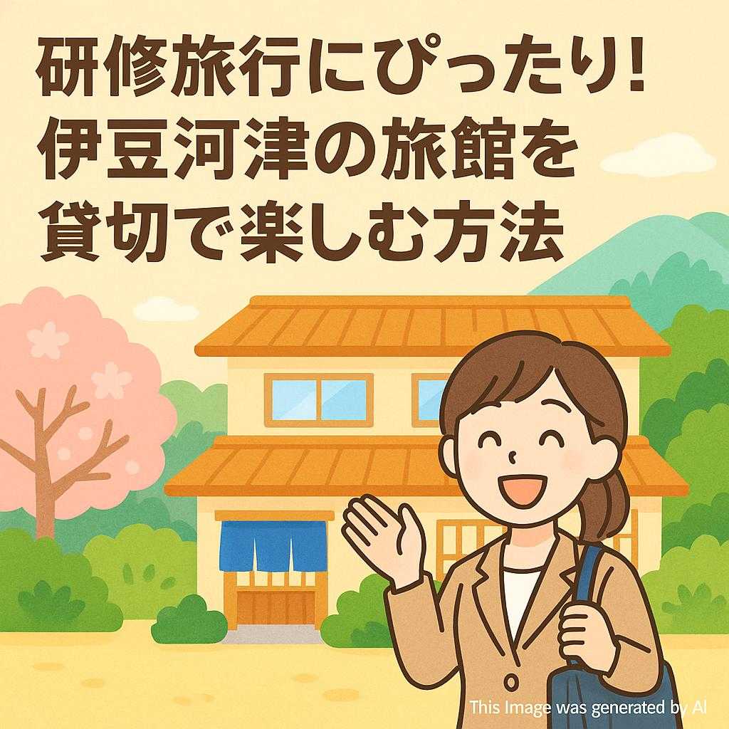 研修旅行にぴったり！伊豆河津の旅館を貸切で楽しむ方法