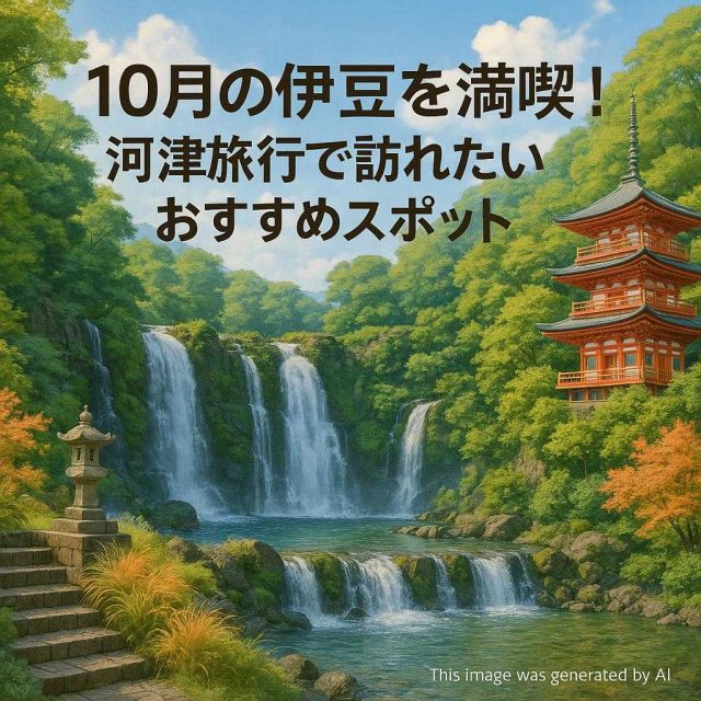 10月の伊豆を満喫！河津旅行で訪れたいおすすめスポット