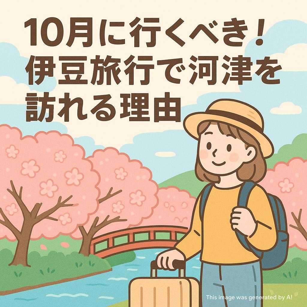 10月に行くべき!伊豆旅行で河津を訪れる理由