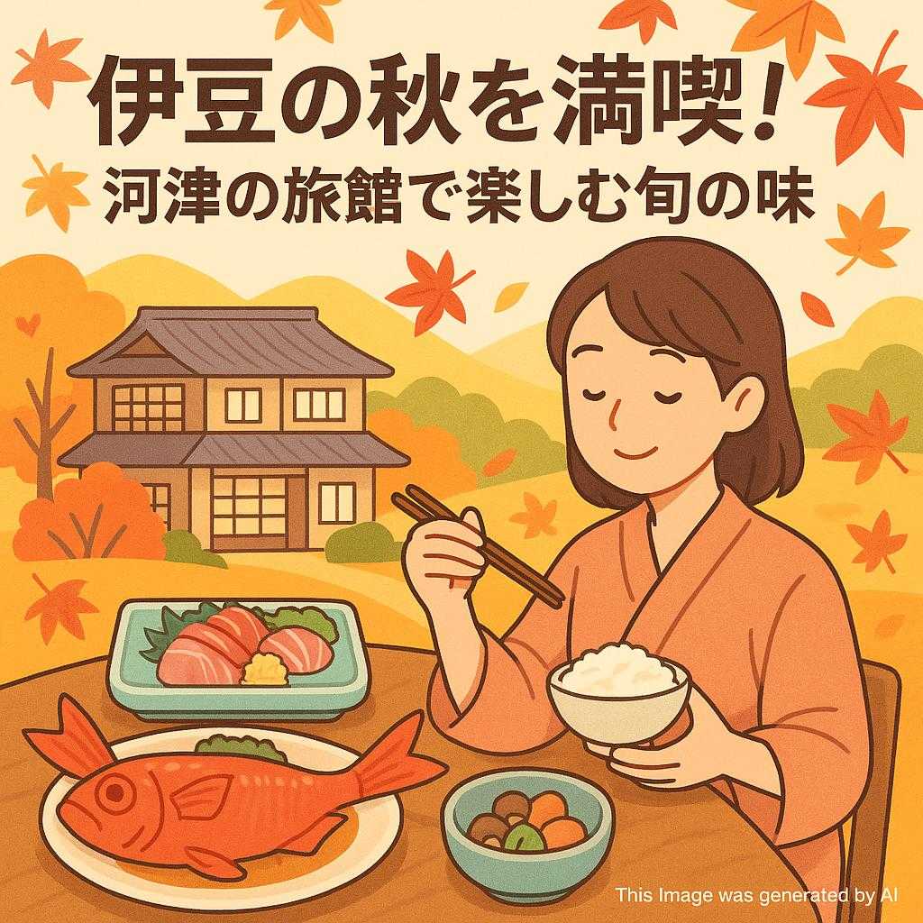 伊豆の秋を満喫！河津の旅館で楽しむ旬の味
